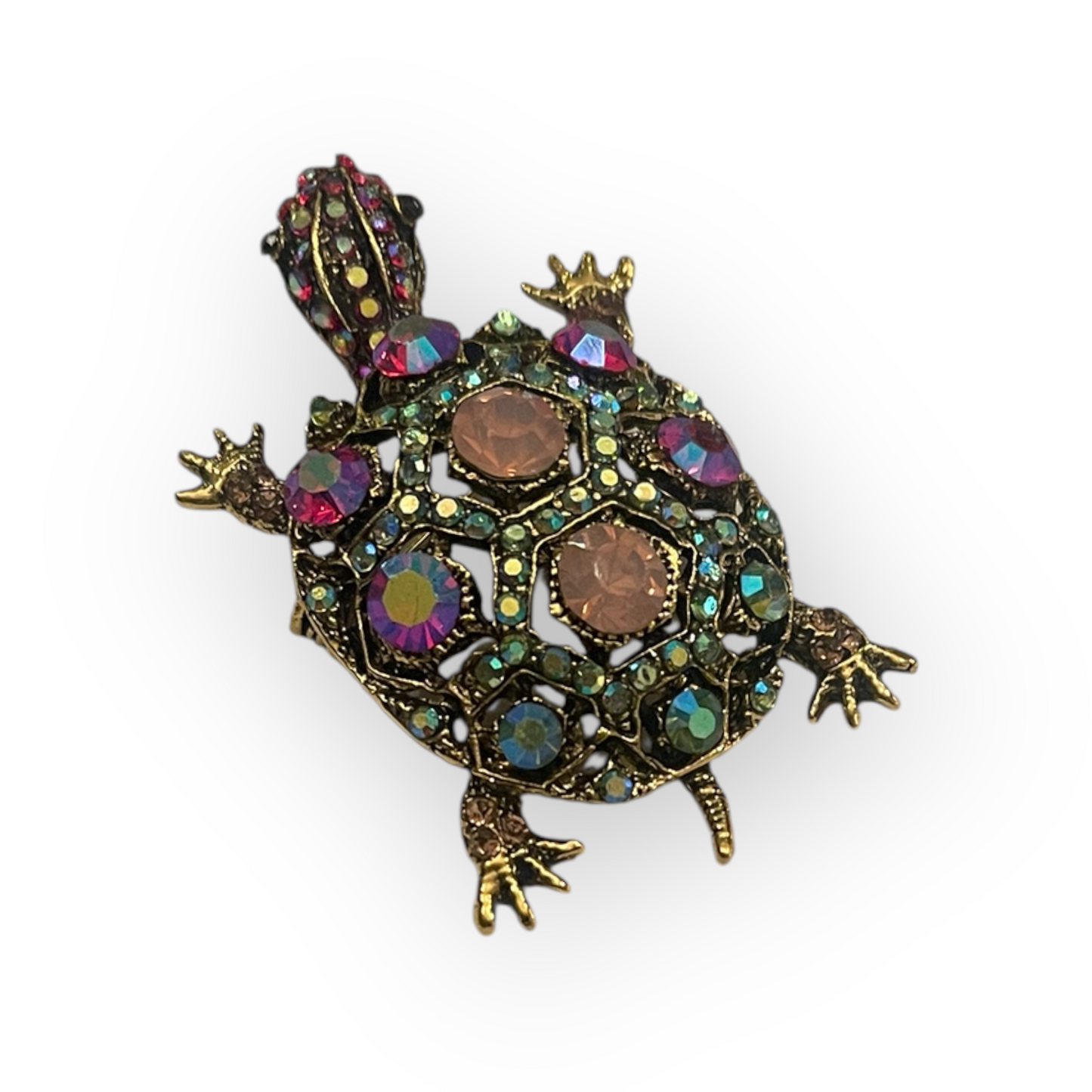 LINELL ELLIS Gold Turtle Pin