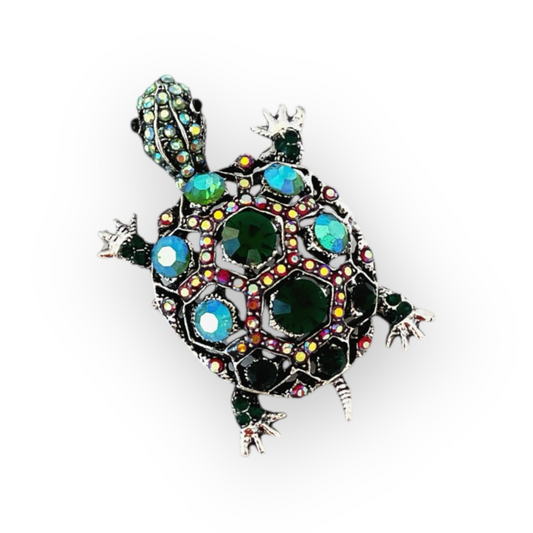 LINELL ELLIS Silver Turtle Pin
