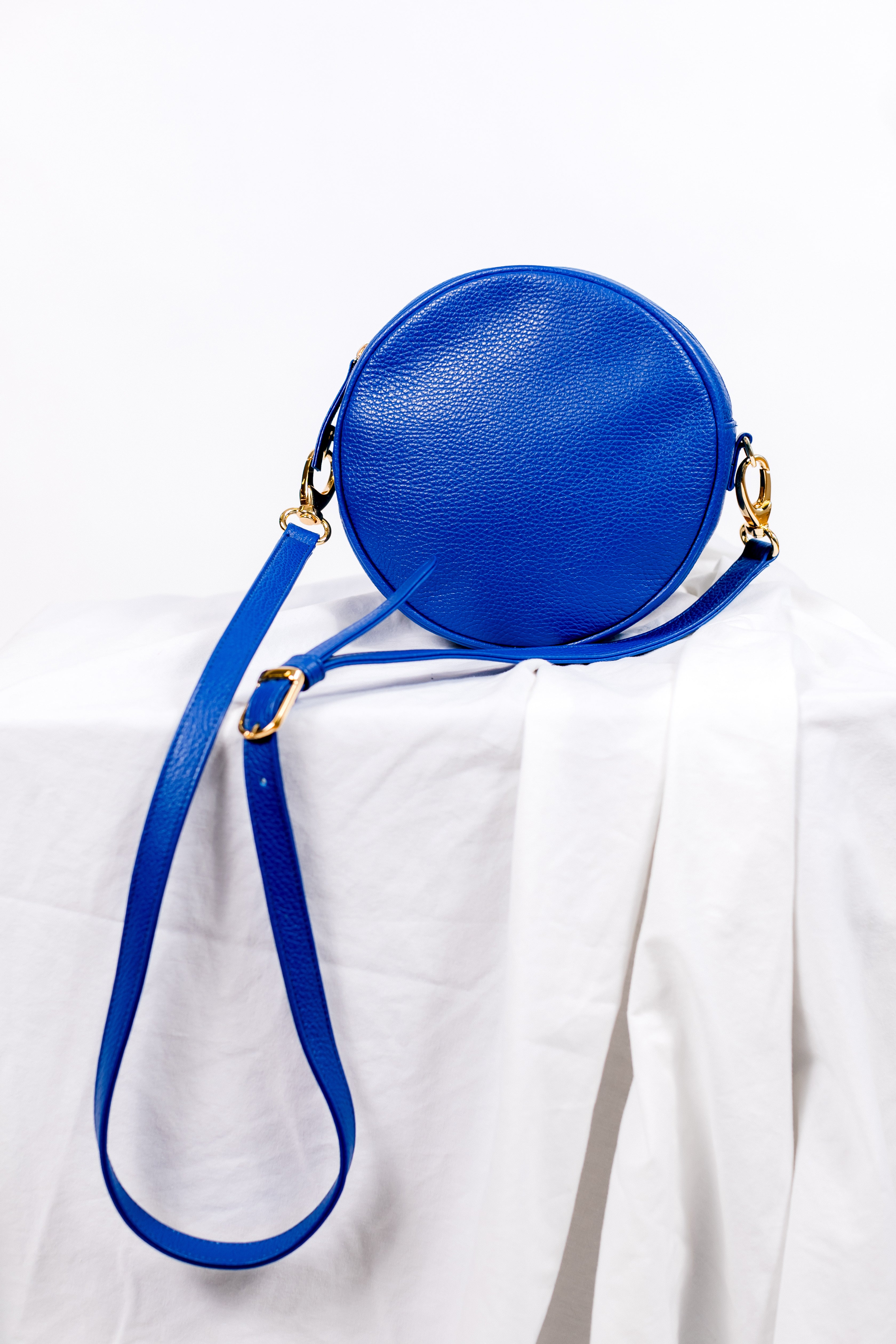 Blue circle sales bag